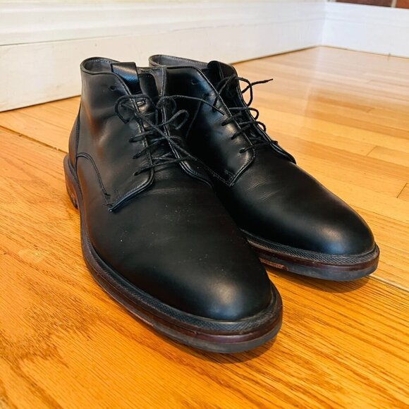 COLE‎ HAAN Grand Boot Black Leather Size 10.5 M Mens Ankle Lace Up Chukka Boots main image 9